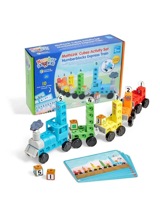 Learning Resources MathLink Cubes Numberblocks Express Train Activity Set (68 Pieces) - Image 2